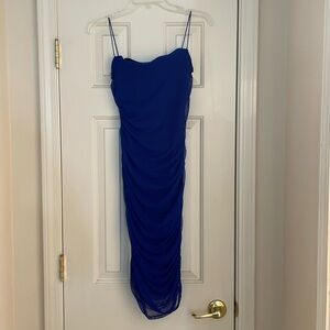 Royal blue dress